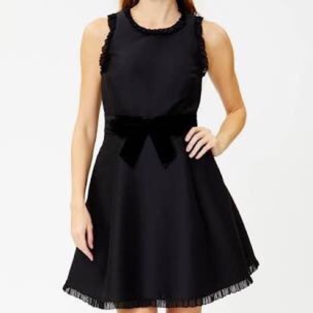 NWOT Kate Spade fit & flare dark navy dress